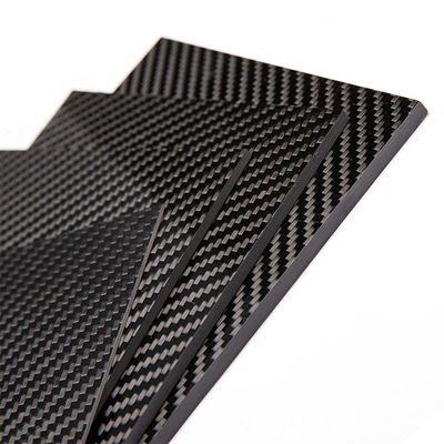 Chemically Resistant High Strength 100% 3K Carbon Fiber Panel Low Thermal Expansion