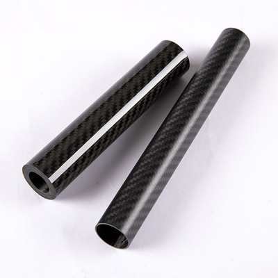 UV Resistant High Strength Carbon Fiber Tube 100% 3K Twill Plain Weave