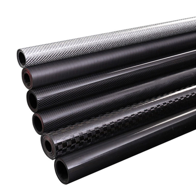 Customization 3K Matte Glossy Twill Plain Surface Carbon Fiber Tube Pipe 16mm