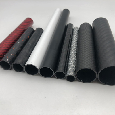 High Strength 3K Carbon Fiber Tube with Glossy Matte Finish FRP Carbon Pipe