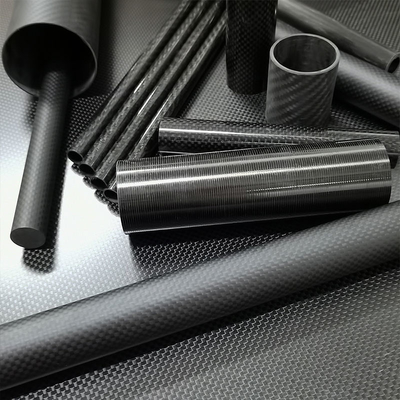 Flexibility 100% Real Carbon Tubes 3K Wrapped Carbon Fiber Composite Tube