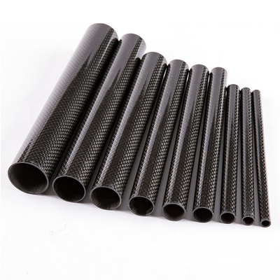 Flexibility 100% Real Carbon Tubes 3K Wrapped Carbon Fiber Composite Tube