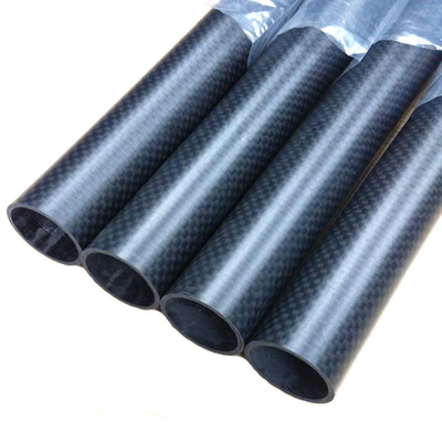 High Resistance Lightweight Strong Custom 1K 3K Carbon Fiber Tubes