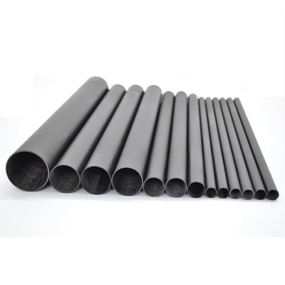 High Resistance Lightweight Strong Custom 1K 3K Carbon Fiber Tubes