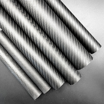 High Resistance Lightweight Strong Custom 1K 3K Carbon Fiber Tubes