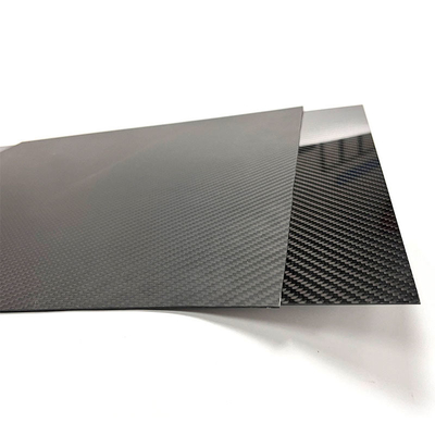 Twill Matte Plain Glossy Customize Size 3K 100% Full Carbon Fiber Plate