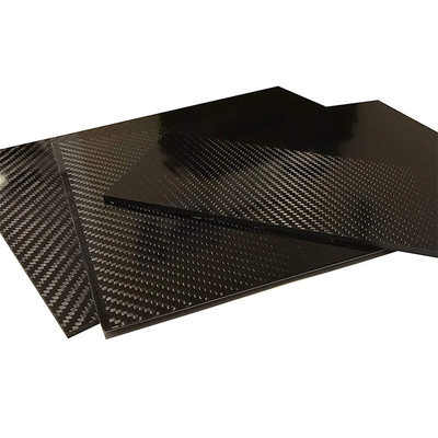 Twill Matte Plain Glossy Customize Size 3K 100% Full Carbon Fiber Plate
