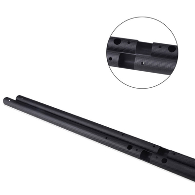 Anti Ultraviolet Radiation 1000MM Ultra Lightweight Carbon Fiber Tubes