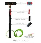 High Stiffness 100% 3K Carbon Fiber Telescopic Pole Water Fed Adjustable Cleaning Pole