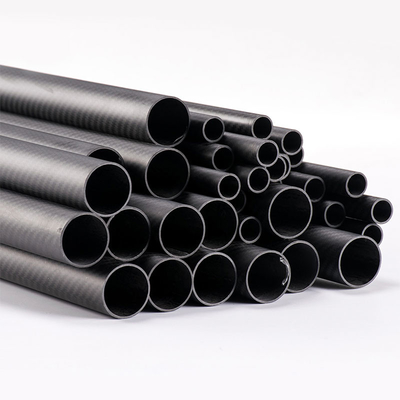 UV Protected Multiple Sizes 3K Carbon Fiber Tube - Glossy/Matt Finish