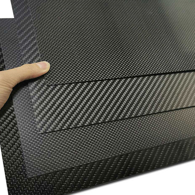 Sheet Carbon Fiber 2x2 Pattern 24 In. X 12 In. X 0.250 In. Thick Gloss For Wide Range Of Projects