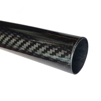 High-Strength 3K 2×2 Twill Fabric 1'' X 1.070'' Carbon Fiber Tube 72″ Length