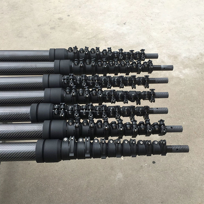 15m 18m 20m Carbon Fiber Telescopic Pole Carbon Fiber Telescopic Areca Nut Harvesting Pole