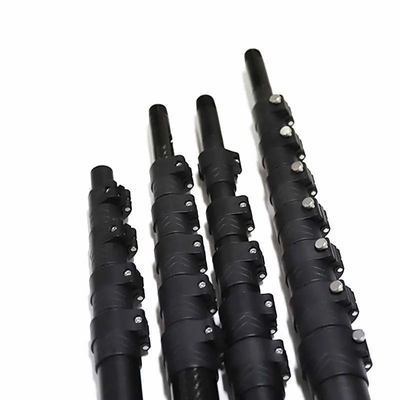3K 12K Surface Carbon Fiber Telescopic Pole High Stiffness Low Weight Wear Resistance