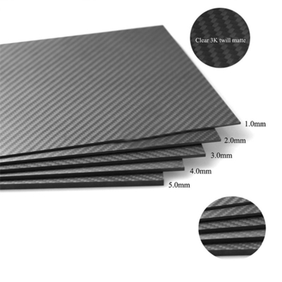 High Temp Plain Weave Carbon Fiber Board Sheet Matt High-End Imported Raw Materials