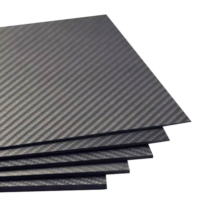3K Real Carbon Fiber Board Plate Sheet Panel 0.2-2mm Thickness Black 400mmx250mm