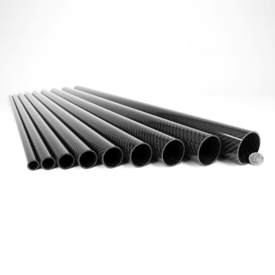Higher Impact Strength Lightweight Frames 20x18x1000mm Twill Fabric Carbon Fiber Tube