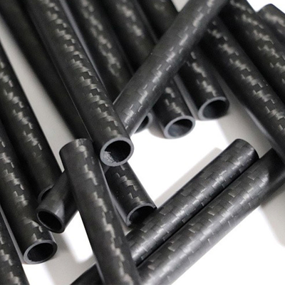 100% 3K Real Carbon Fiber Tubes T300 Carbon Tube Matte Plain Carbon Fiber Pipe