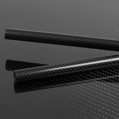 100% Roll Wrapped Carbon Fiber Tube 3K / Tubing Plain Glossy / Matte 3K Glossy Plain