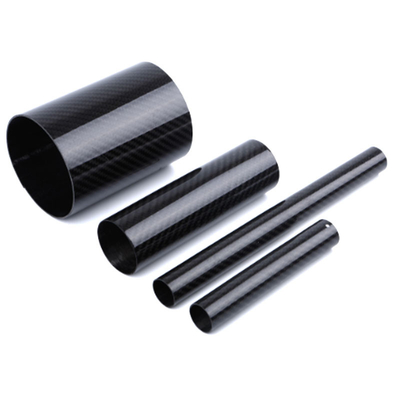 100% Roll Wrapped Carbon Fiber Tube 3K / Tubing Plain Glossy / Matte 3K Glossy Plain