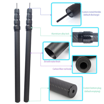 Customized Carbon Fiber Telescopic Tube Corrosion-Resistant  Heat-Resistant
