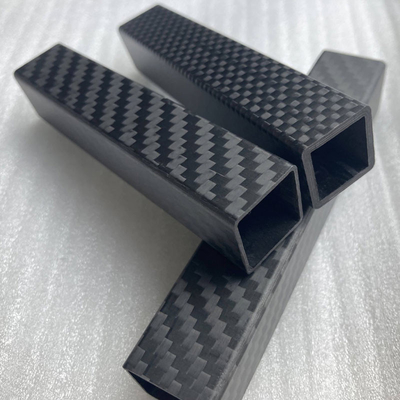 Heat Resistance 100% 3K Carbon Square Tubes Directly From Manufacturer