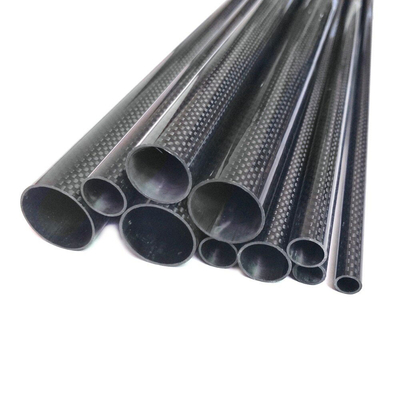 Super Light & High Stiffness 30mm - 27mm Roll Wrapped Carbon Fibre Tube