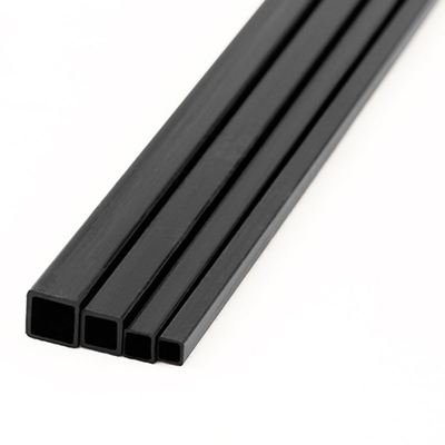 Length 600mm 3K Full Carbon Fiber Square Tube Gloss Matt Surface