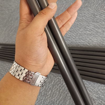Round Shaped Pultruded Carbon Fiber Tube 6mm * 4mm * 1000mm Pultruded Tube