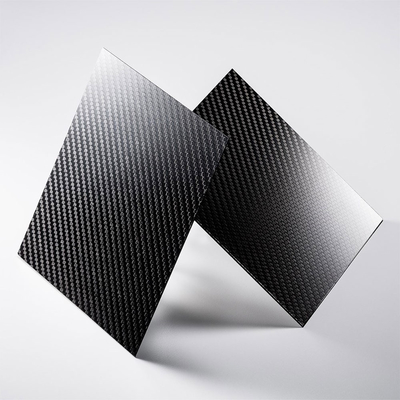 3K Carbon Fiber Board Gold And Silver Wire Woven Smooth Matte Surface Carbon Fiber Sheet