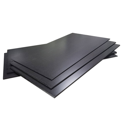 3K Carbon Fiber Board Gold And Silver Wire Woven Smooth Matte Surface Carbon Fiber Sheet