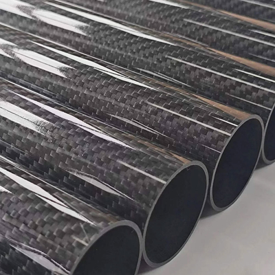 Roll Wrapped 3K Carbon Fiber Tube 14/16/18/20/25mm Matte / Glossy 1mm/2mm Wall Thickness