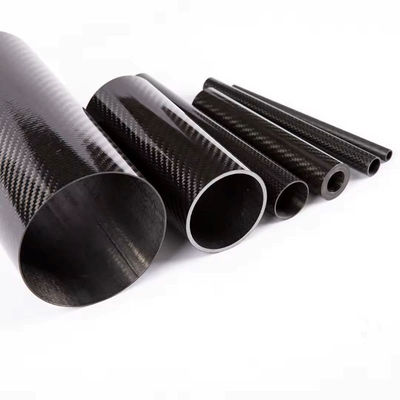 Roll Wrapped 3K Carbon Fiber Tube 14/16/18/20/25mm Matte / Glossy 1mm/2mm Wall Thickness