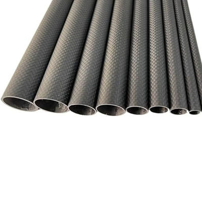 3K Carbon Fiber Tube Plain Matte Length 1000mm Wall Thickness 1mm High Strength Full Carbon Fiber Tube