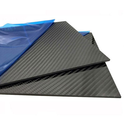High Strength 3K Carbon Fiber Sheet Twill / Plain Glossy or Matte Lightweight & Durable Sheet