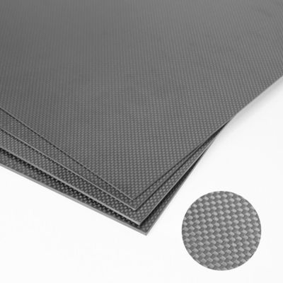 250 X 100 X1 MM 3K Real Carbon Fiber Board Plate Carbon Plate Twill Weave Panel Sheets