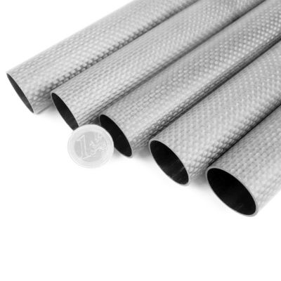 Precision Engineered 3K Matte Twill Carbon Fiber Hollow Round Tube
