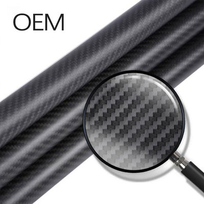Precision Engineered 3K Matte Twill Carbon Fiber Hollow Round Tube