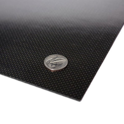 3K Carbon Fiber Plate Plain Weave Panel Sheet Glossy Surface 400X500X4MM