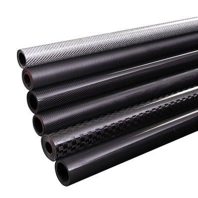 High Durability Flexibility Customizing Roll Wrapped Carbon Fiber Tube for Industry