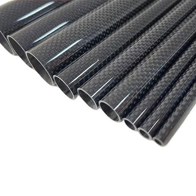 High Durability Flexibility Customizing Roll Wrapped Carbon Fiber Tube for Industry