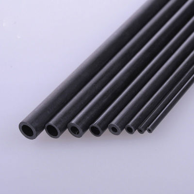 Corrosion Resistance Pultruded Carbon Fiber Tube 10mm OD * 8mmID * 1000mmL