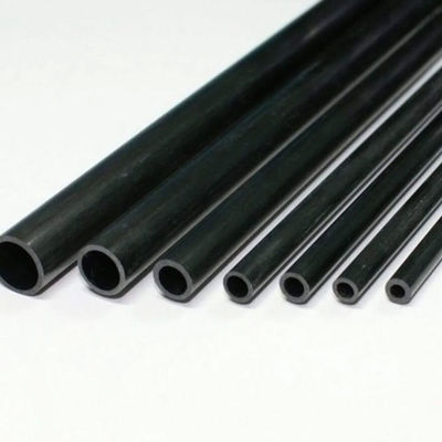 Corrosion Resistance Pultruded Carbon Fiber Tube 10mm OD * 8mmID * 1000mmL