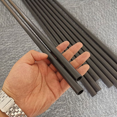 Corrosion Resistance Pultruded Carbon Fiber Tube 10mm OD * 8mmID * 1000mmL