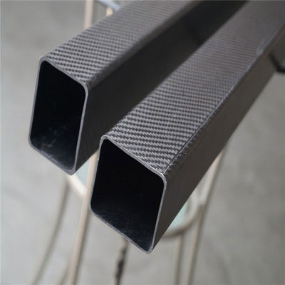 High Strength 3K Full Carbon Fiber Square Tube Superior Quality Smooth Finish