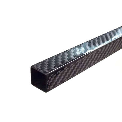 High Strength 3K Full Carbon Fiber Square Tube Superior Quality Smooth Finish