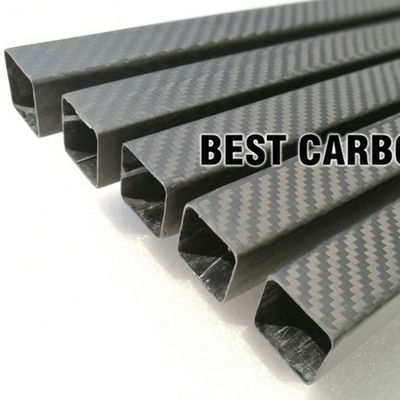 High Strength 3K Full Carbon Fiber Square Tube Superior Quality Smooth Finish