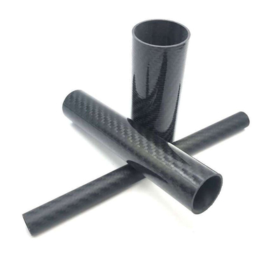Durable & High Strength Round Shaped Roll Wrapped Carbon Fiber Tube