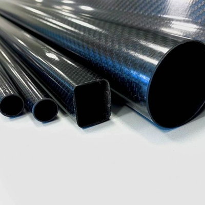 Custom Size 15mm–40mm 100% 3K Carbon Fiber Tubes Lightweight Round Pipes