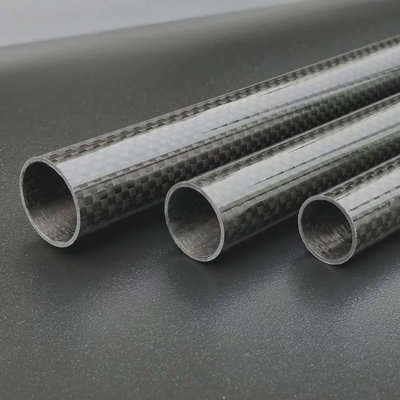 Customizable Carbon Fiber Tube, Lightweight Carbon Fiber Round Tube, High-Strength Black Carbon Tube